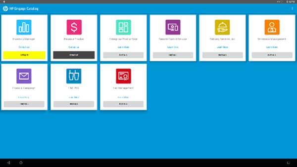 HP engage catalog